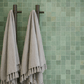 Bathroom Noosa Heated Double Towel Rail - Antique Brass