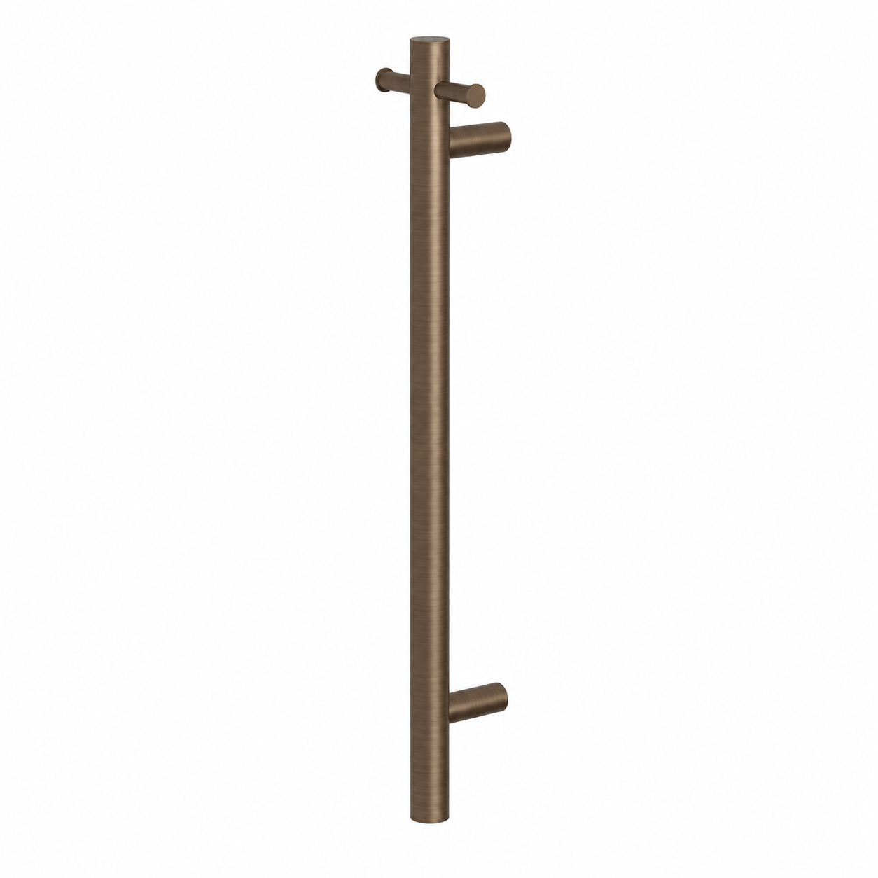 Bathroom Noosa Heated Double Towel Rail - Antique Brass