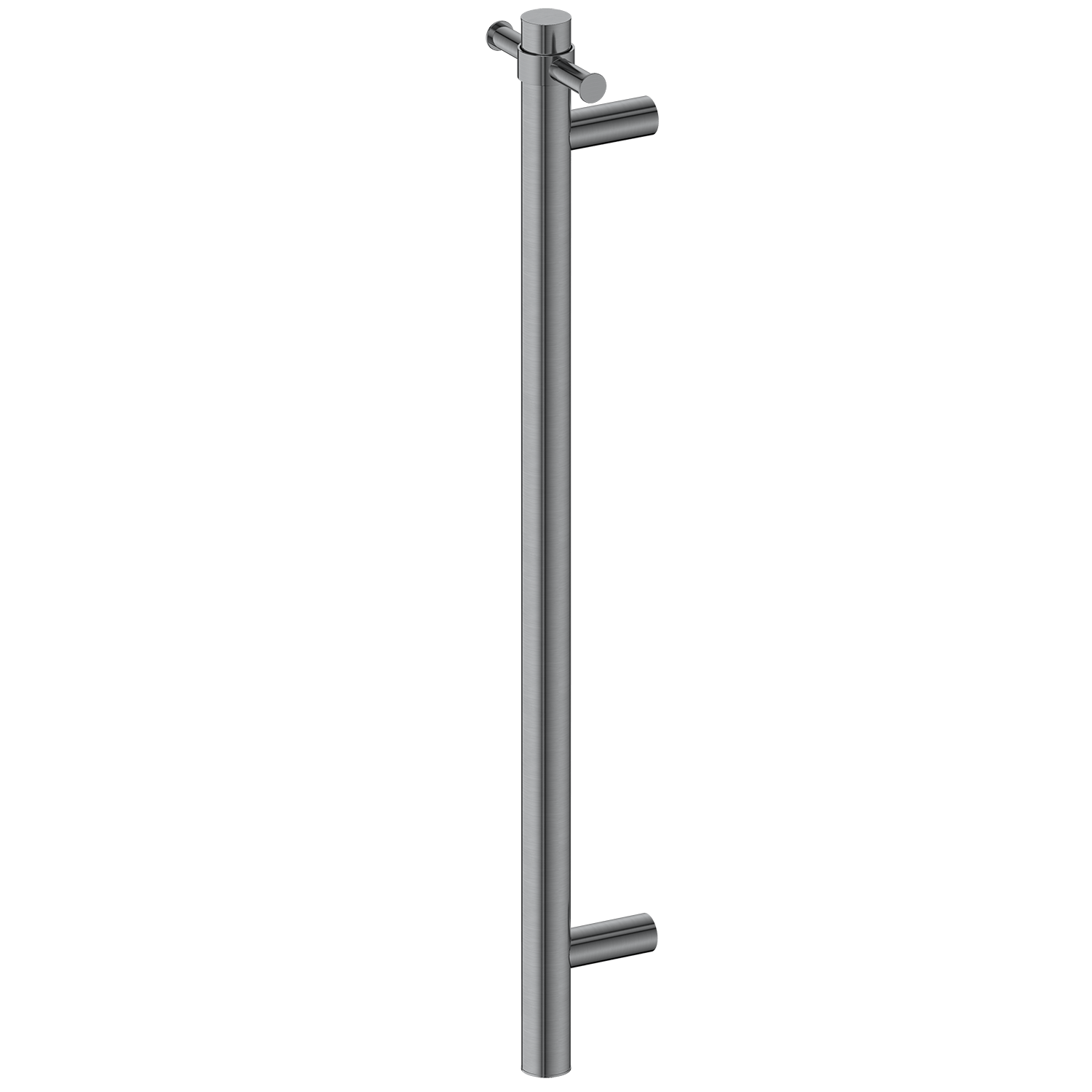 Bathroom Noosa Heated Double Towel Rail Gunmetal