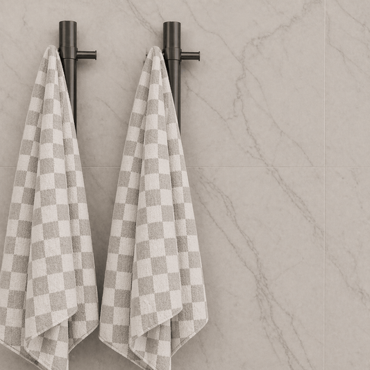 Bathroom Noosa Heated Double Towel Rail - Gunmetal