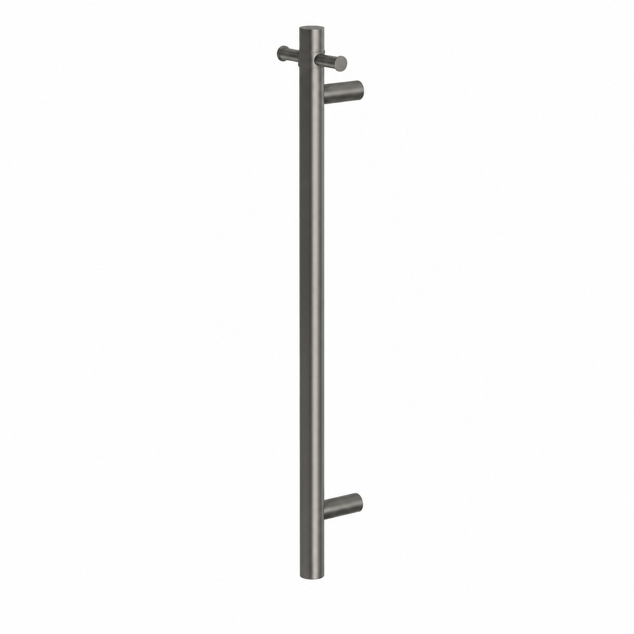 Bathroom Noosa Heated Double Towel Rail - Gunmetal