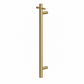 Bathroom Noosa Heated Double Towel Rail - Satin Brass