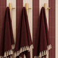 Bathroom Noosa Heated Double Towel Rail - Satin Brass