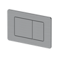 Bathroom Noosa Rectangle Toilet Flushplate Gunmetal