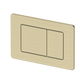 Bathroom Noosa Rectangle Toilet Flushplate Satin Brass