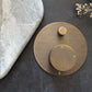 Bathroom Portsea Knurled Shower Diverter - Antique Brass