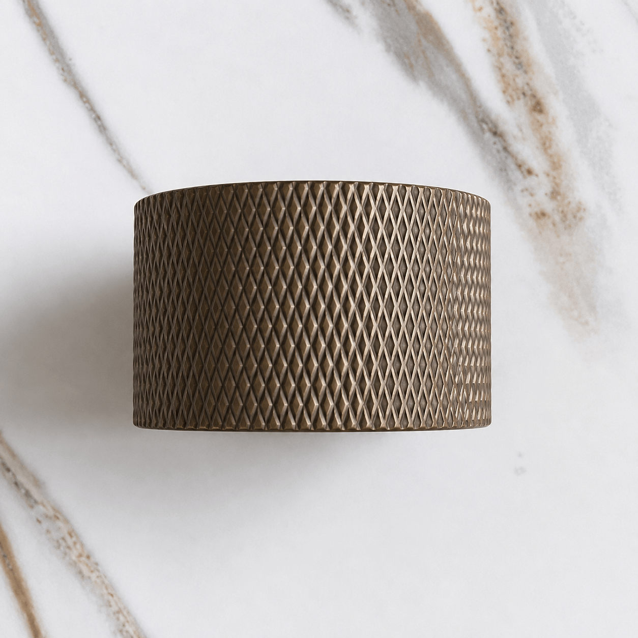 Bathroom Portsea Knurled Single Mixer - Antique Brass