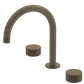Bathroom Portsea Knurled Spout and Double Mixer Antique Brass