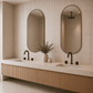 Bathroom Portsea Knurled Spout and Double Mixer - Antique Brass