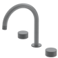 Bathroom Portsea Knurled Spout and Double Mixer Gunmetal