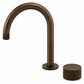 Bathroom Portsea Knurled Spout and Single Mixer - Antique Brass