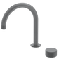Bathroom Portsea Knurled Spout and Single Mixer Gunmetal