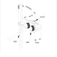 Bathroom Portsea Knurled Wall Mount Hand Shower and Mixers Antique Brass