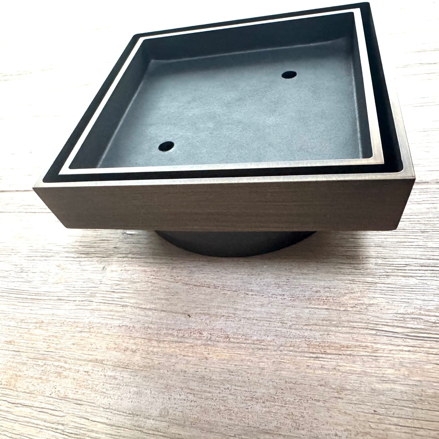 Bathroom Sandringham Tile Insert Floor Waste 100mm - Antique Brass