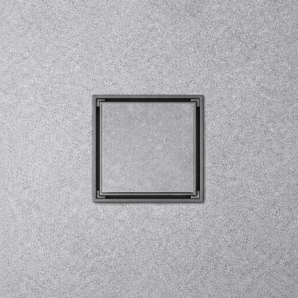 Bathroom Sandringham Tile Insert Floor Waste 100mm - Gunmetal