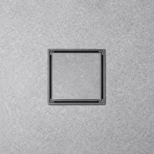 Bathroom Sandringham Tile Insert Floor Waste 100mm - Gunmetal