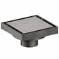 Bathroom Sandringham Tile Insert Floor Waste 100mm - Gunmetal