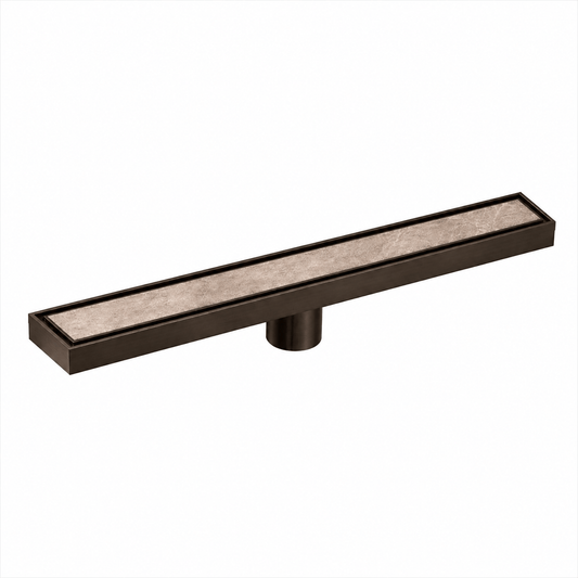 Bathroom Sandringham Tile Insert Floor Waste 900mm - Antique Brass