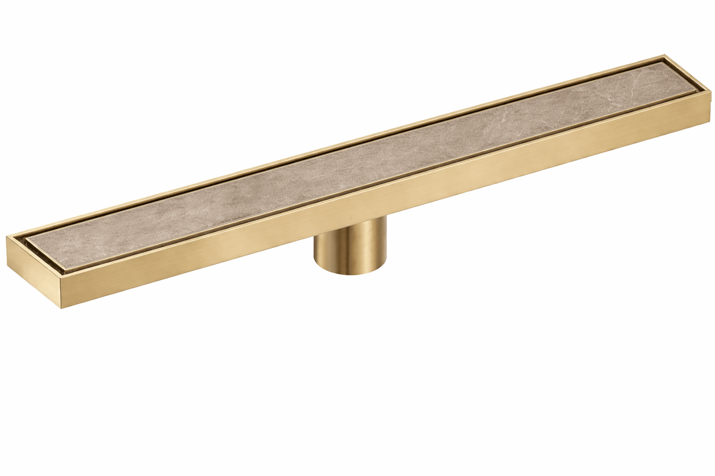 Bathroom Sandringham Tile Insert Floor Waste 900mm - Satin Brass