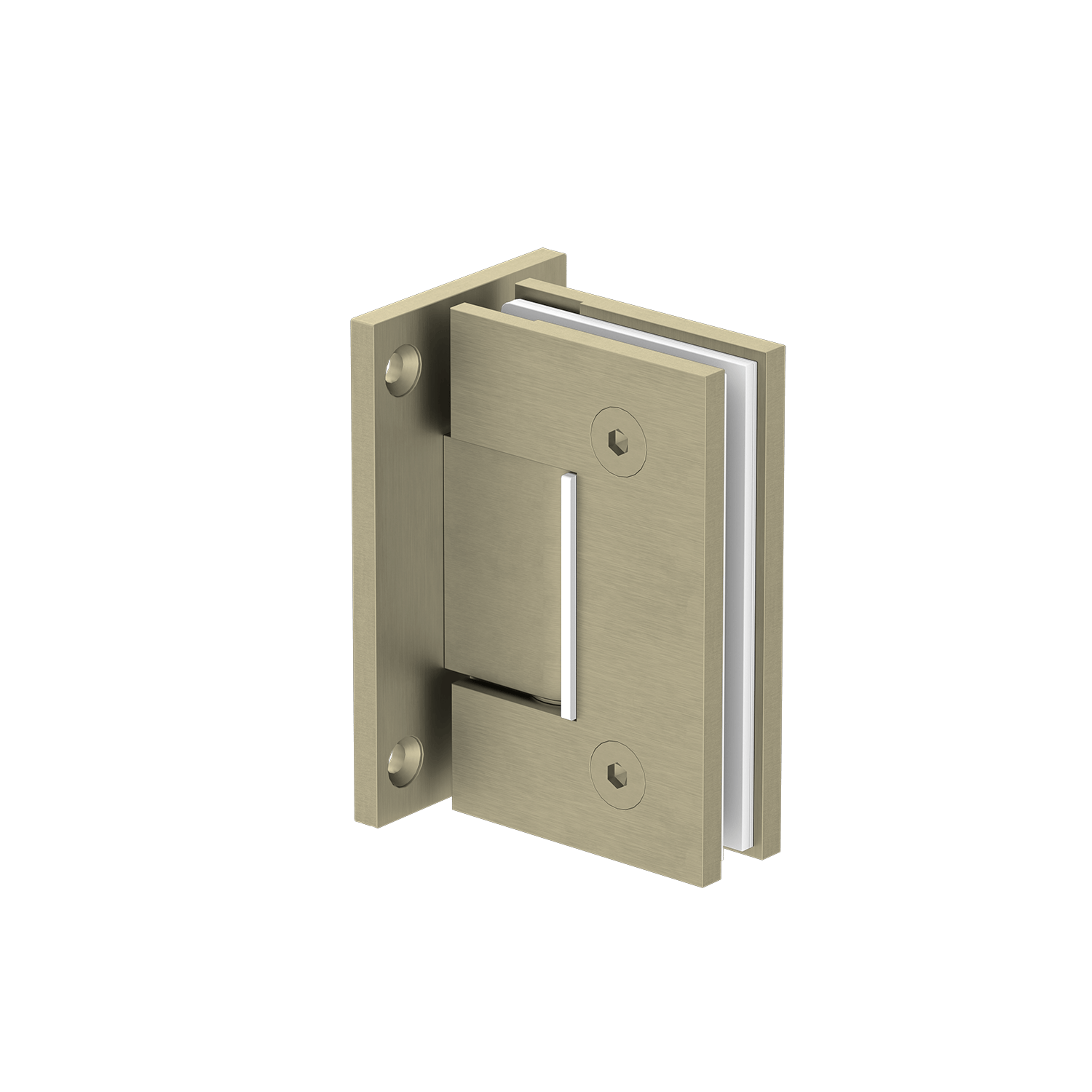 Bathroom Sydney Shower Bracket Satin Brass