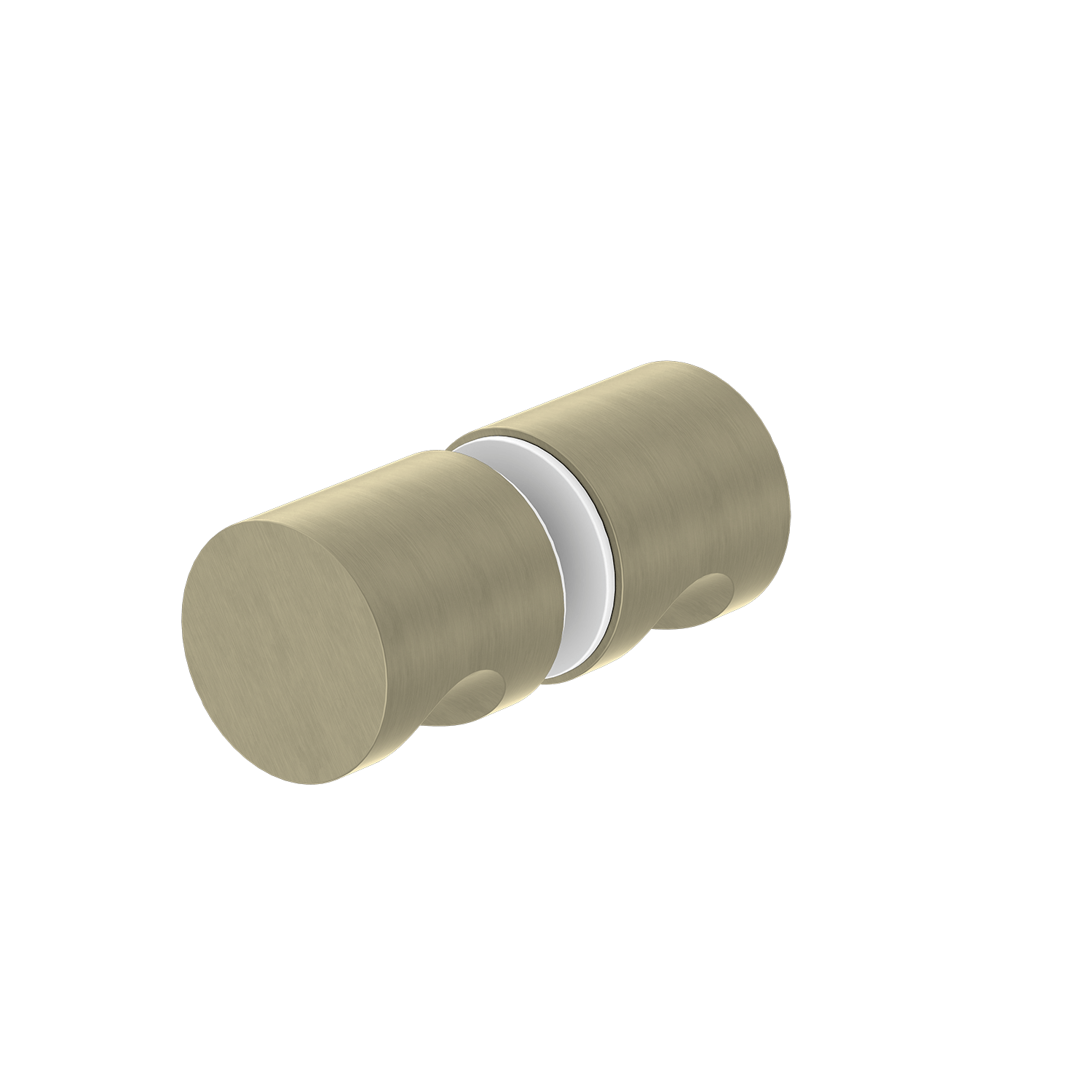 Bathroom Sydney Shower Door Pull Satin Brass