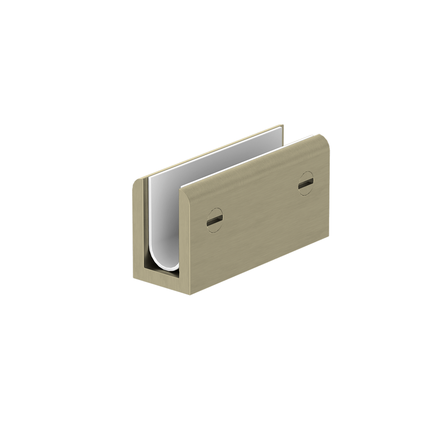 Bathroom Sydney Shower Floor Bracket Satin Brass