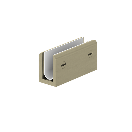 Bathroom Sydney Shower Floor Bracket Satin Brass