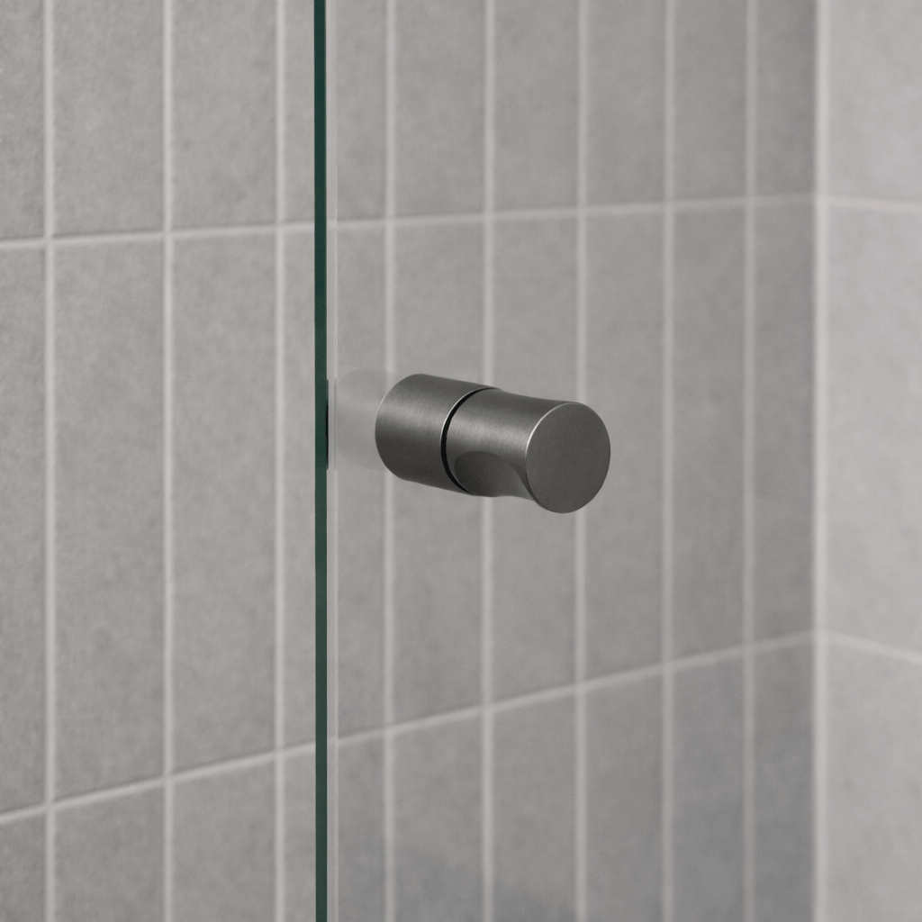 Bathroom Sydney Shower Glass Door Pull - Gunmetal