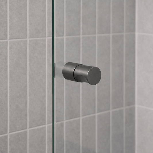 Bathroom Sydney Shower Glass Door Pull - Gunmetal