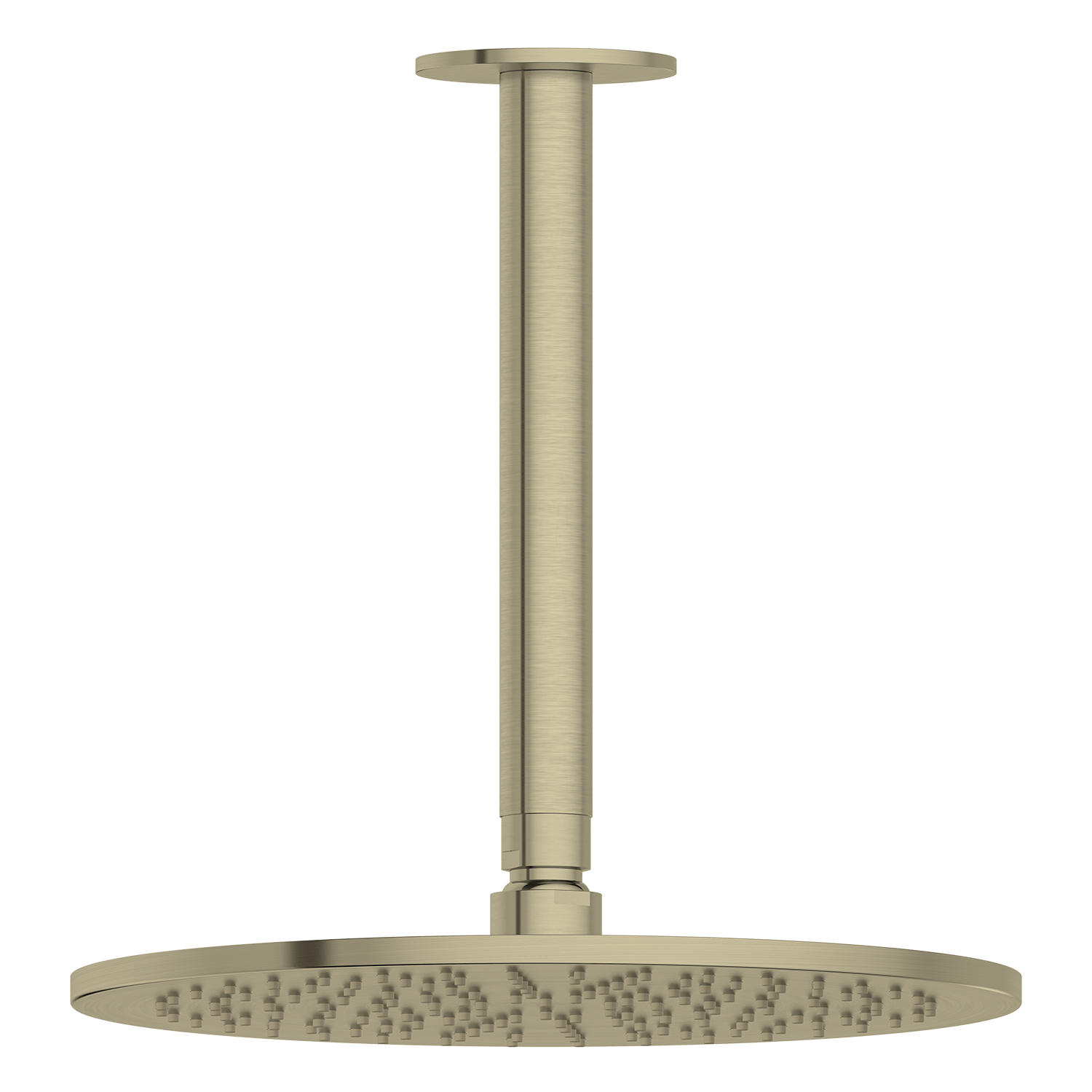 Bathroom Vaucluse Ceiling Mount Shower Head Satin Brass