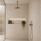 Bathroom Vaucluse Ceiling Mount Shower Head - Satin Brass