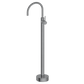 Bathroom Vaucluse Floor Mount Bath Tap Gunmetal