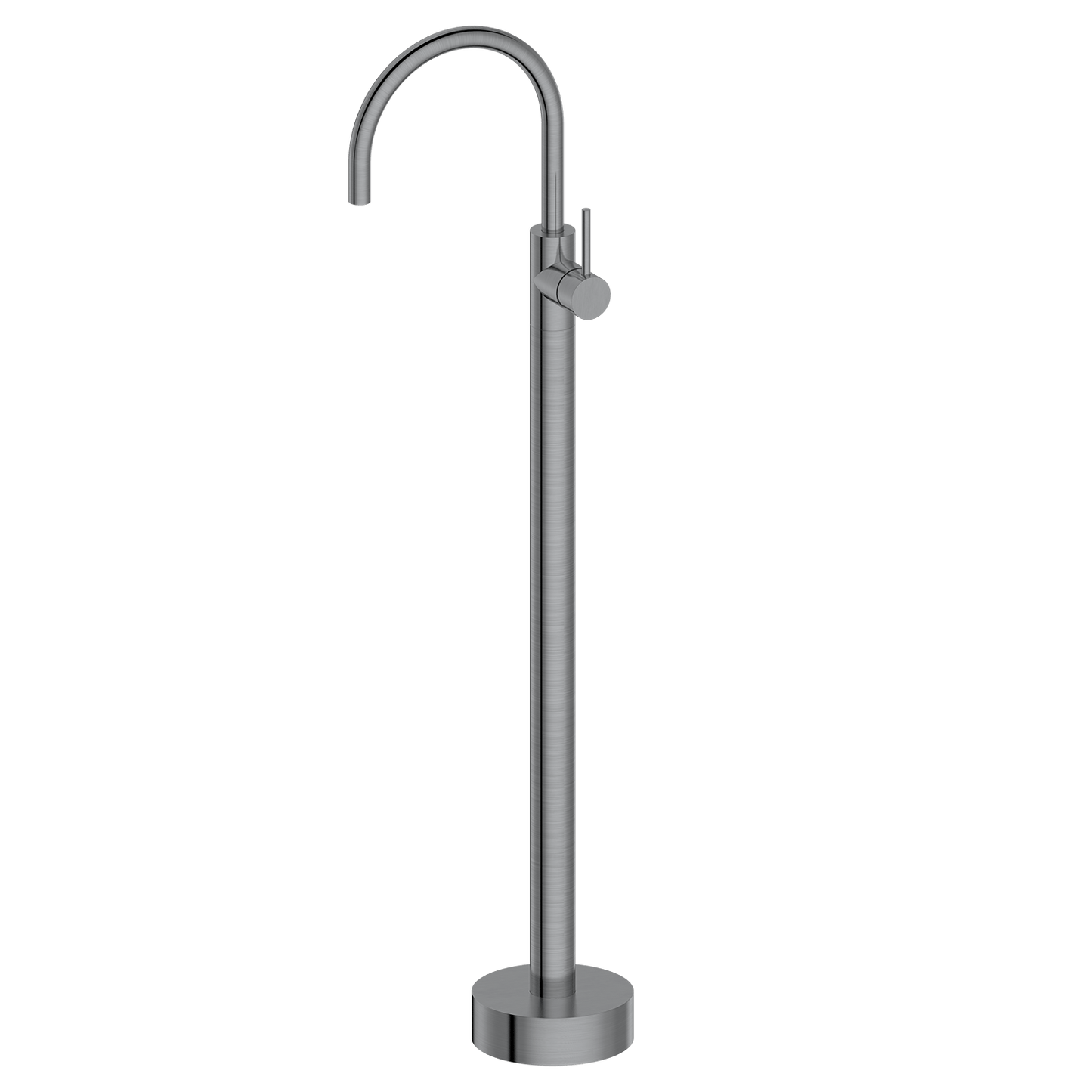 Bathroom Vaucluse Floor Mount Bath Tap Gunmetal
