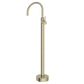 Bathroom Vaucluse Floor Mount Bath Tap Satin Brass