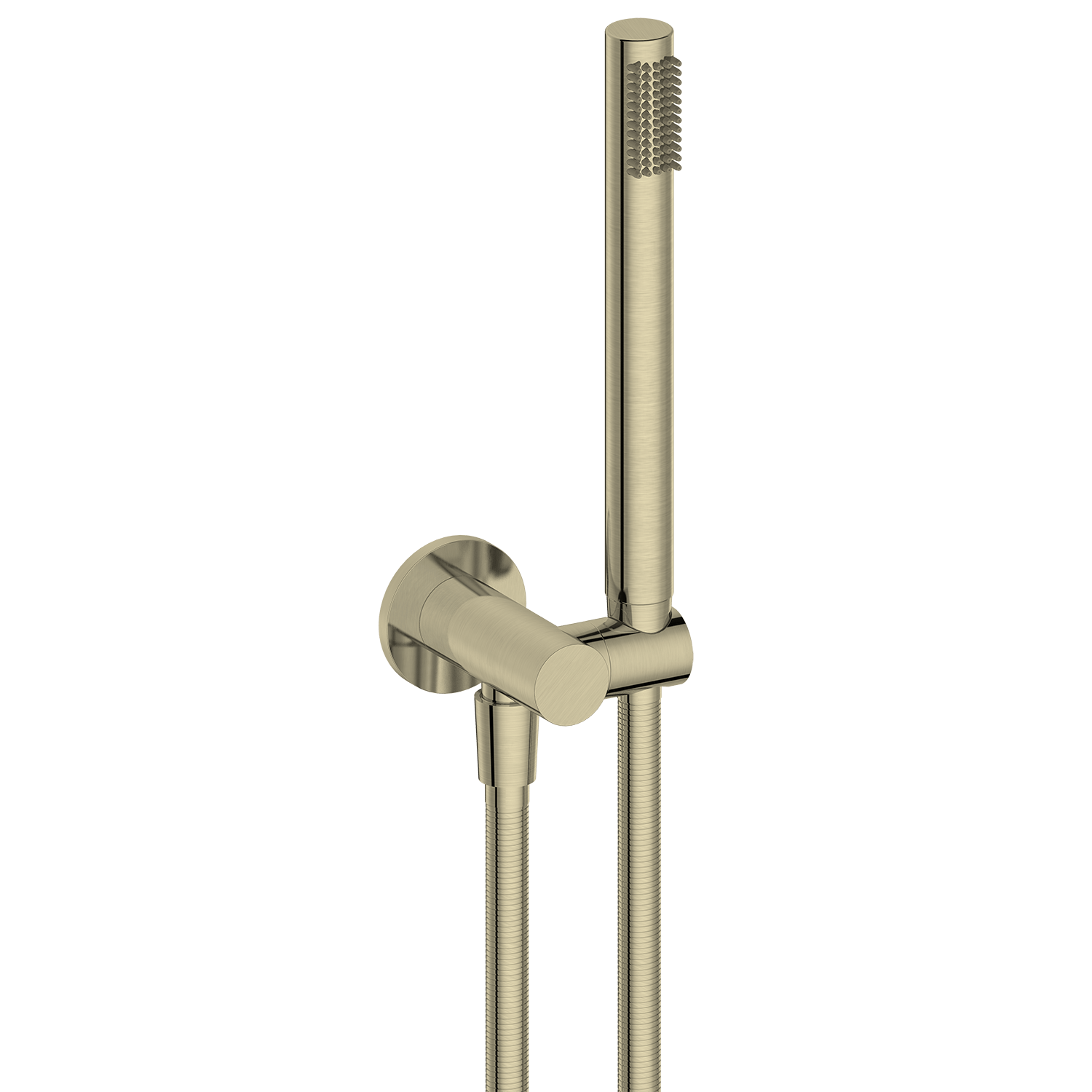 Bathroom Vaucluse Inline Hand Shower Wand Satin Brass