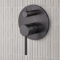 Bathroom Vaucluse Mixer Tap with Concealed Diverter - Gunmetal