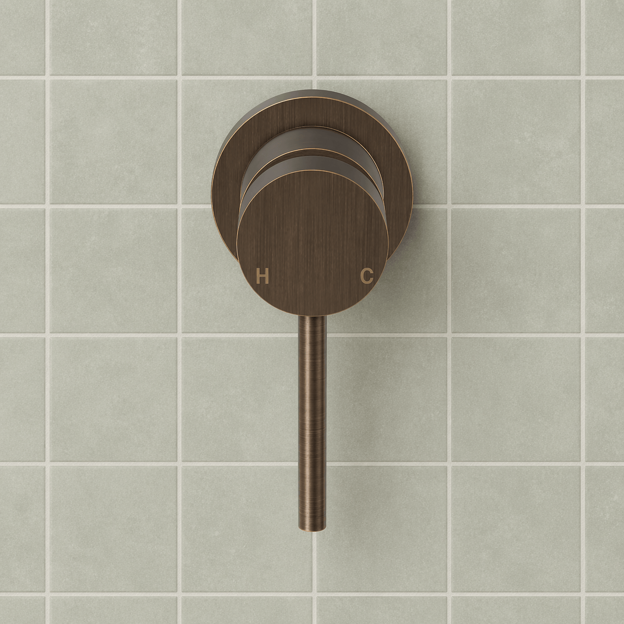 Bathroom Vaucluse Mixer Wall Tap - Antique Brass