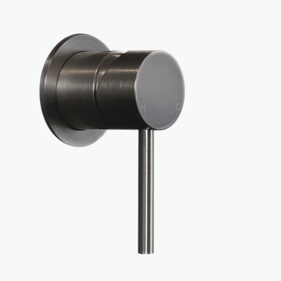 Bathroom Vaucluse Mixer Wall Tap - Gunmetal