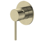 Bathroom Vaucluse Mixer Wall Tap Satin Brass