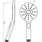 Bathroom Vaucluse Round Hand Shower Wand - Antique Brass
