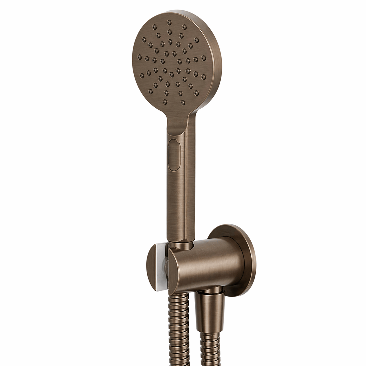 Bathroom Vaucluse Round Hand Shower Wand - Antique Brass