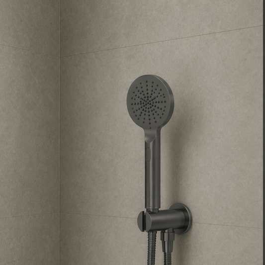 Bathroom Vaucluse Round Hand Shower Wand - Gunmetal