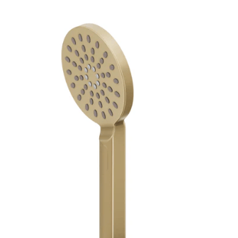 Bathroom Vaucluse Round Hand Shower Wand - Satin Brass