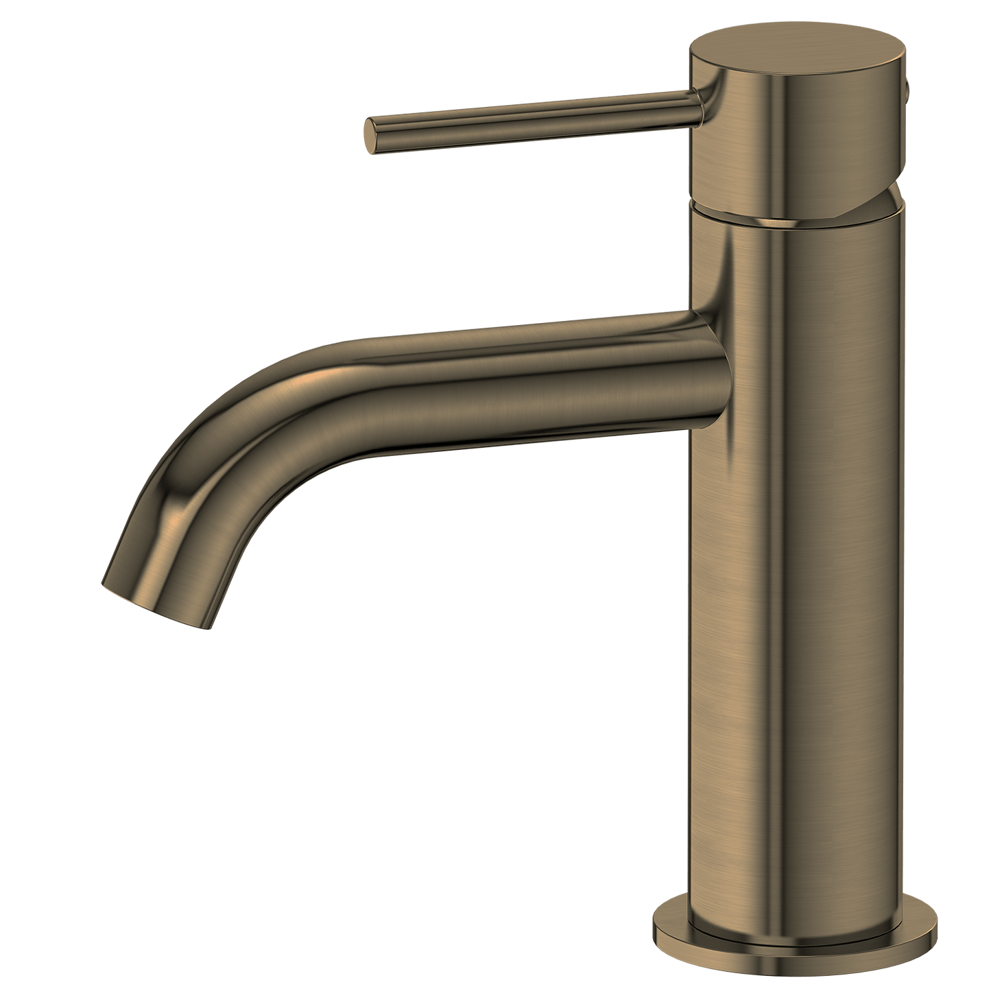Bathroom Vaucluse Short Basin Mixer Antique Brass
