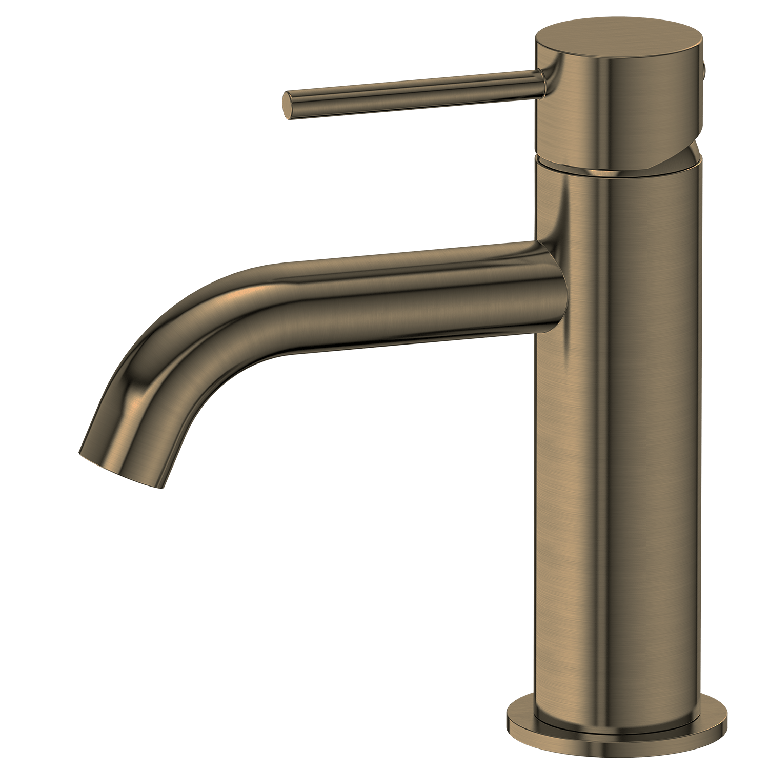 Bathroom Vaucluse Short Basin Mixer Antique Brass