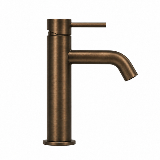 Bathroom Vaucluse Short Basin Mixer - Antique Brass