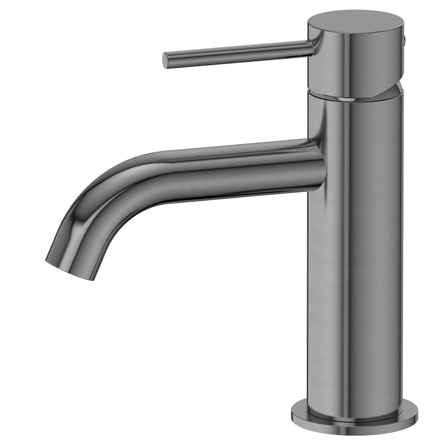 Bathroom Vaucluse Short Basin Mixer Gunmetal
