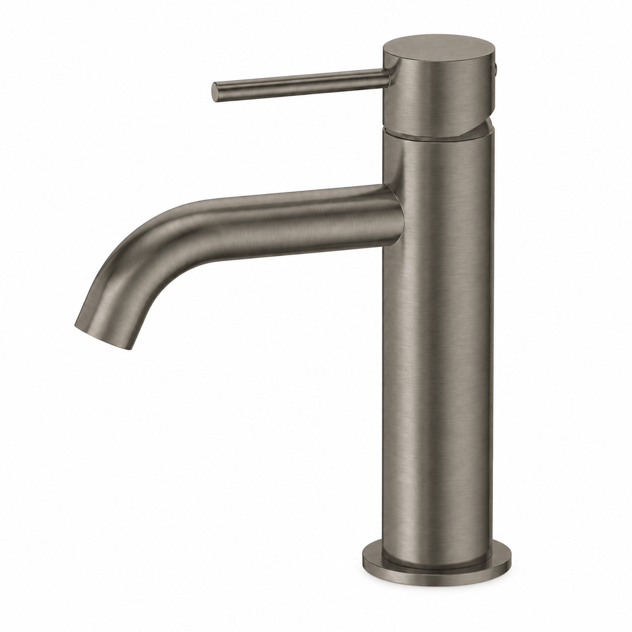 Bathroom Vaucluse Short Basin Mixer - Gunmetal