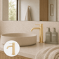 Bathroom Vaucluse Short Basin Mixer - Satin Brass