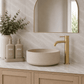 Bathroom Vaucluse Tall Basin Mixer - Satin Brass